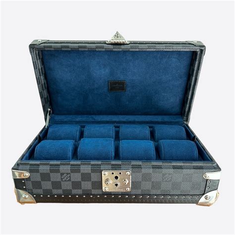 louis vuitton damier graphite 8 watch case|louis vuitton damier azur.